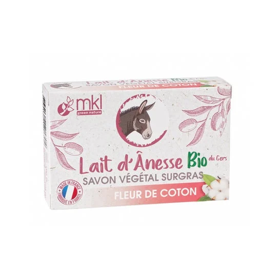 Mkl Latte d'Asina Biologico Latte d'Asina Biologico Sapone ai Fiori di Cotone 100g