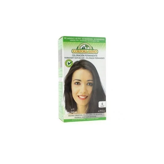 Corpore Sano Tintura Permanente No. 4 Castagno140ml
