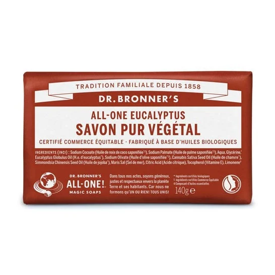 Sapone all'eucalipto del Dr. Bronner 140g