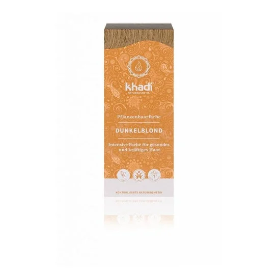Khadi Colore dei capelli biondo cenere scuro 100% 100g