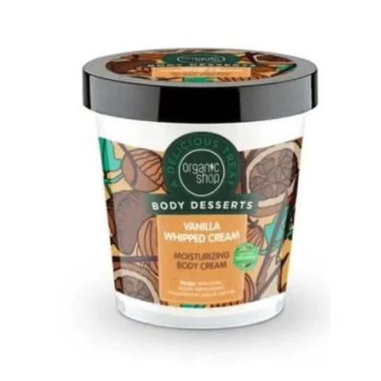 Organic Shop crema idratante per il corpo alla vaniglia 450ml