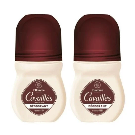 Cavaillès Déodorant Dermato 48H Homme Roll-on 2x50ml