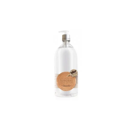 Les Petits Bains de Provence Surgras Gel Doccia Senza Sapone Sapone Mandorla Sapone 1l