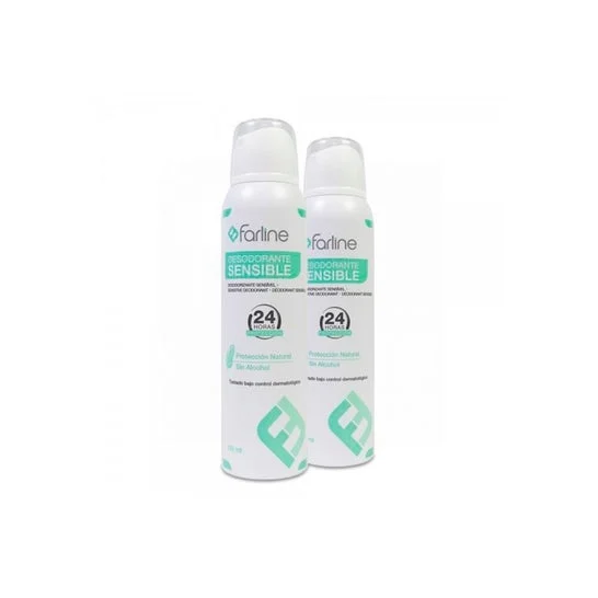 Farline Sensitive Deodorant 24H 2x150ml