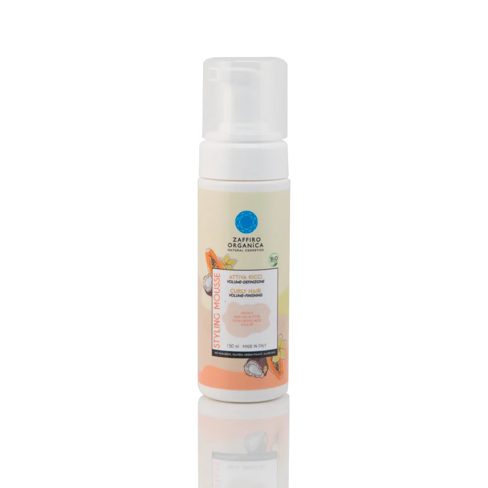 ZAFFIRO ORGANICA Styling Mousse Attiva Ricci