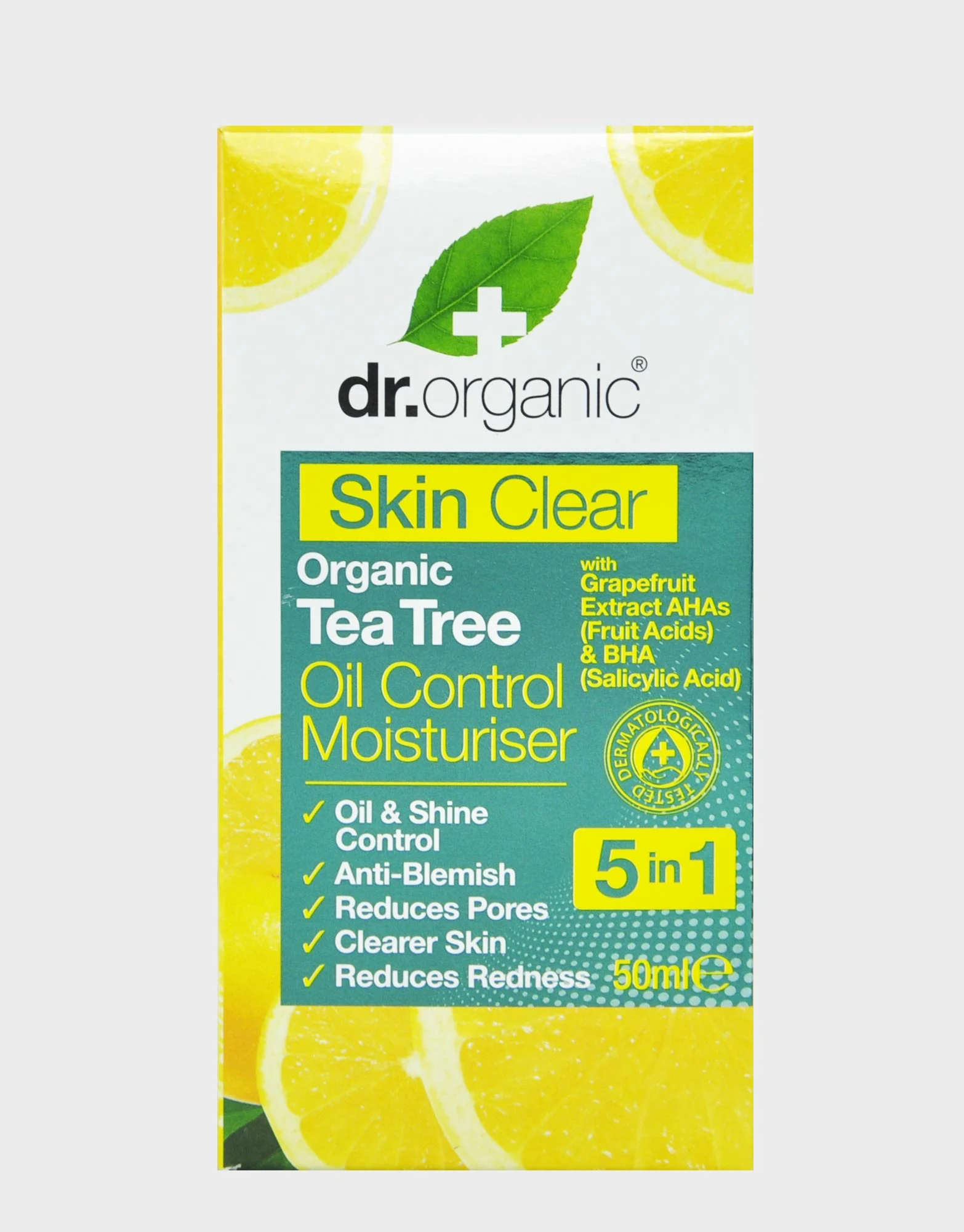 DR ORGANIC Skin Clear – Oil Control Moisturiser | Crema Viso Pelle Impura