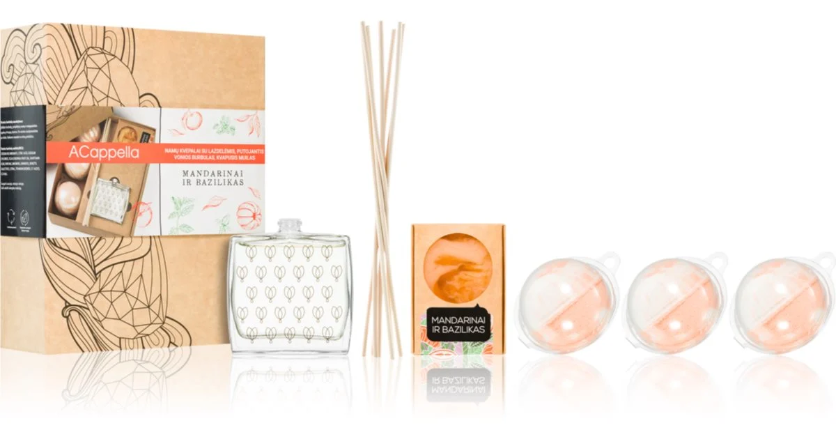 ACappella Mandarin and Basil confezione regalo