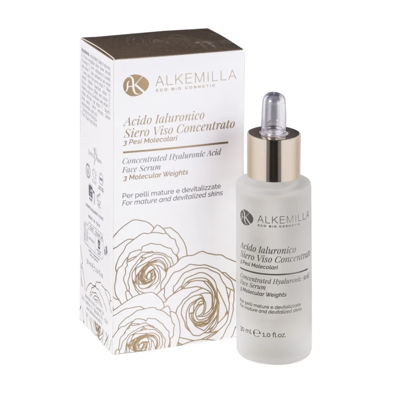 ALKEMILLA Acido Ialuronico Siero Viso Concentrato