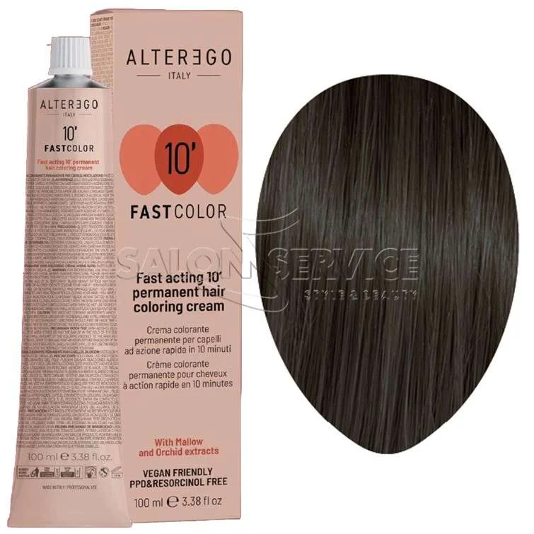 FAST COLOR 10 MINUTI COL. 4/0 CASTANO 100 ML.