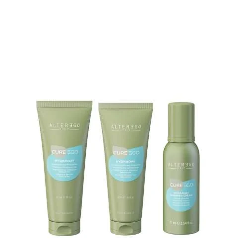 EGOLINE CUREEGO HYDRADAY SHAMPOO 50 ML + CONDITIONER 50 ML + HYDRADAY WHIPPED CREAM 75 ML