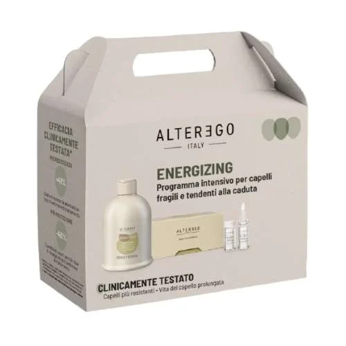 EGOLINE SCALPEGO ENERGIZING KIT TRATTAMENTO ANTICADUTA INTENSIVO – SHAMPOO 300 ML. + FIALE 12x10ML