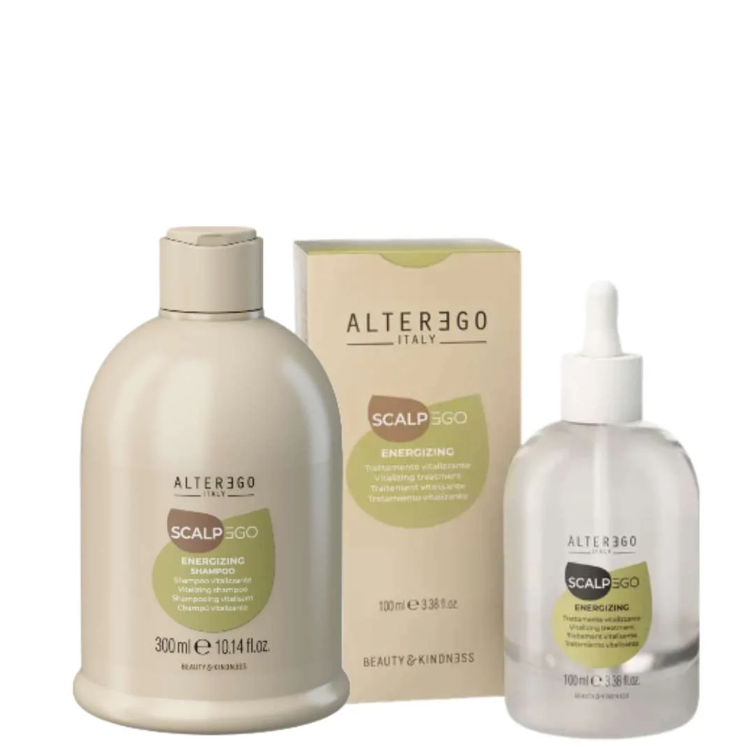 EGOLINE SCALPEGO ENERGIZING SHAMPOO 300 ML + ENERGIZING INTENSIVE TONIC 100 ML