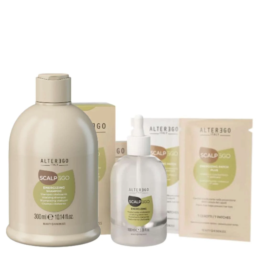 EGOLINE SCALPEGO ENERGIZING SHAMPOO 300 ML + INTENSIVE TONIC 100 ML + DOUBLE SYSTEM PATCH
