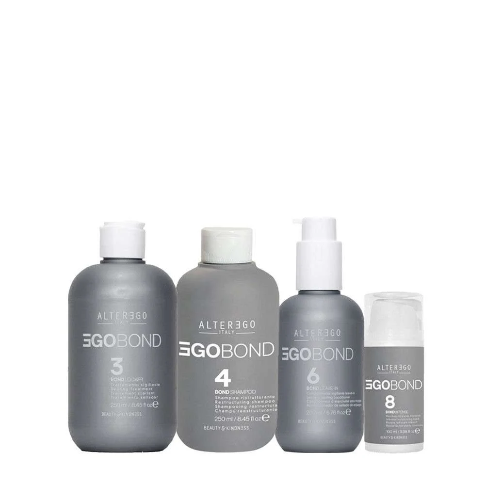 EGOBOND ROUTINE CAPELLI ARIDI – 3 LOCKER + 4 SHAMPOO + 6 CONDITIONER + 8 MASK INTENSE