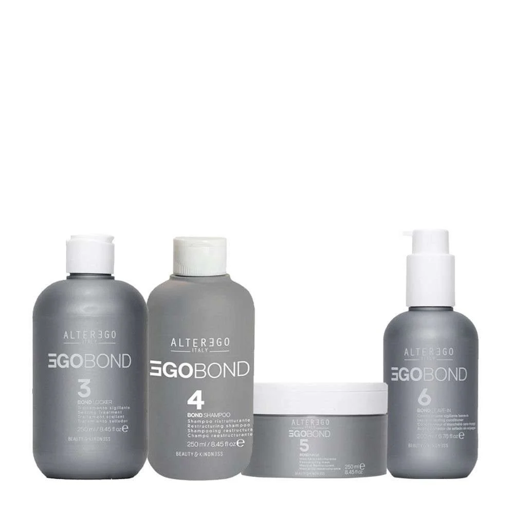 EGOBOND ROUTINE CAPELLI MOLTO ARIDI – 3 LOCKER + 4 SHAMPOO +5 MASCHERA + 6 CONDITIONER