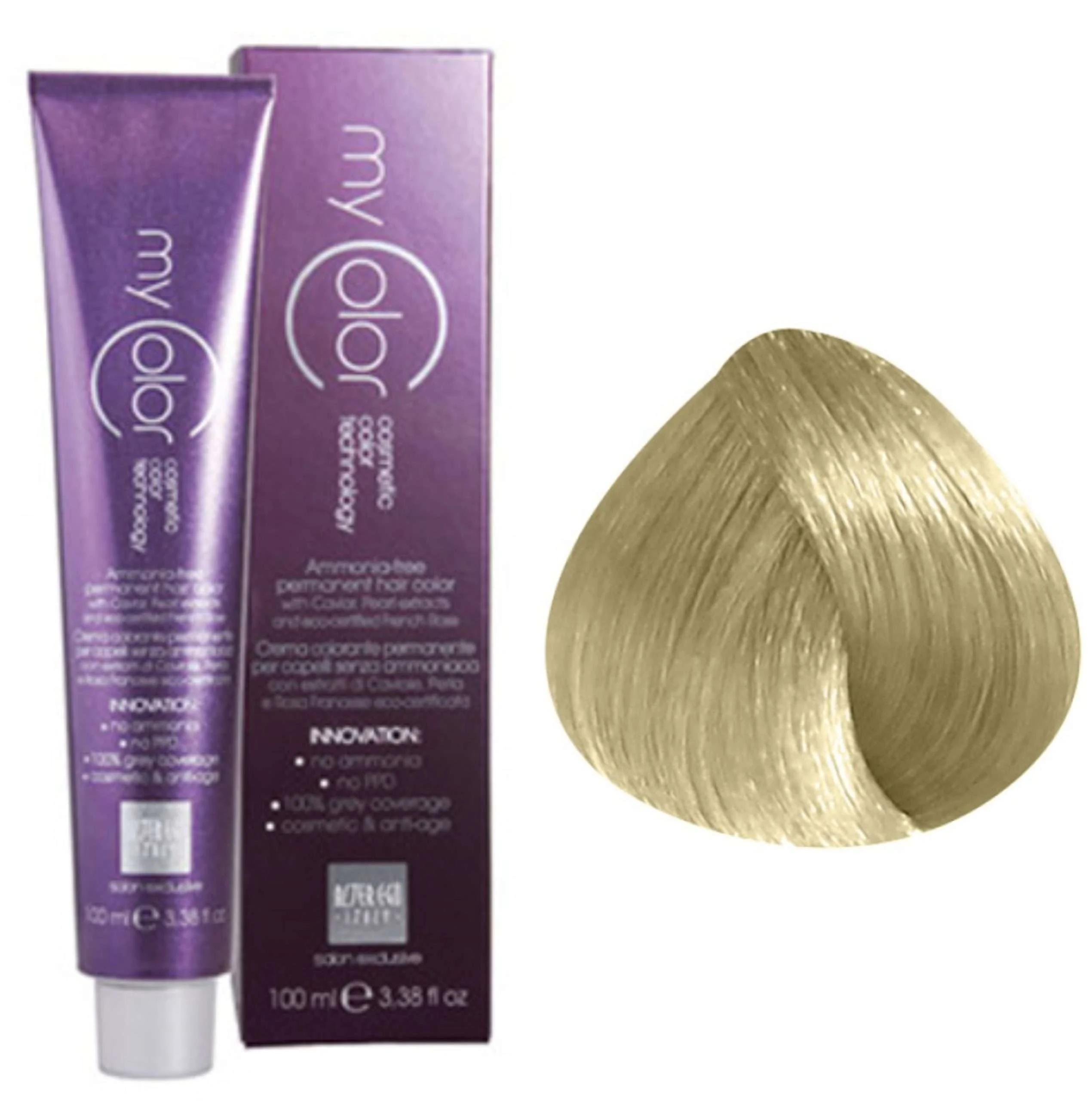 MY COLOR COLORE SENZA AMMONIACA 100 ML. 10/0 BIONDO PLATINO