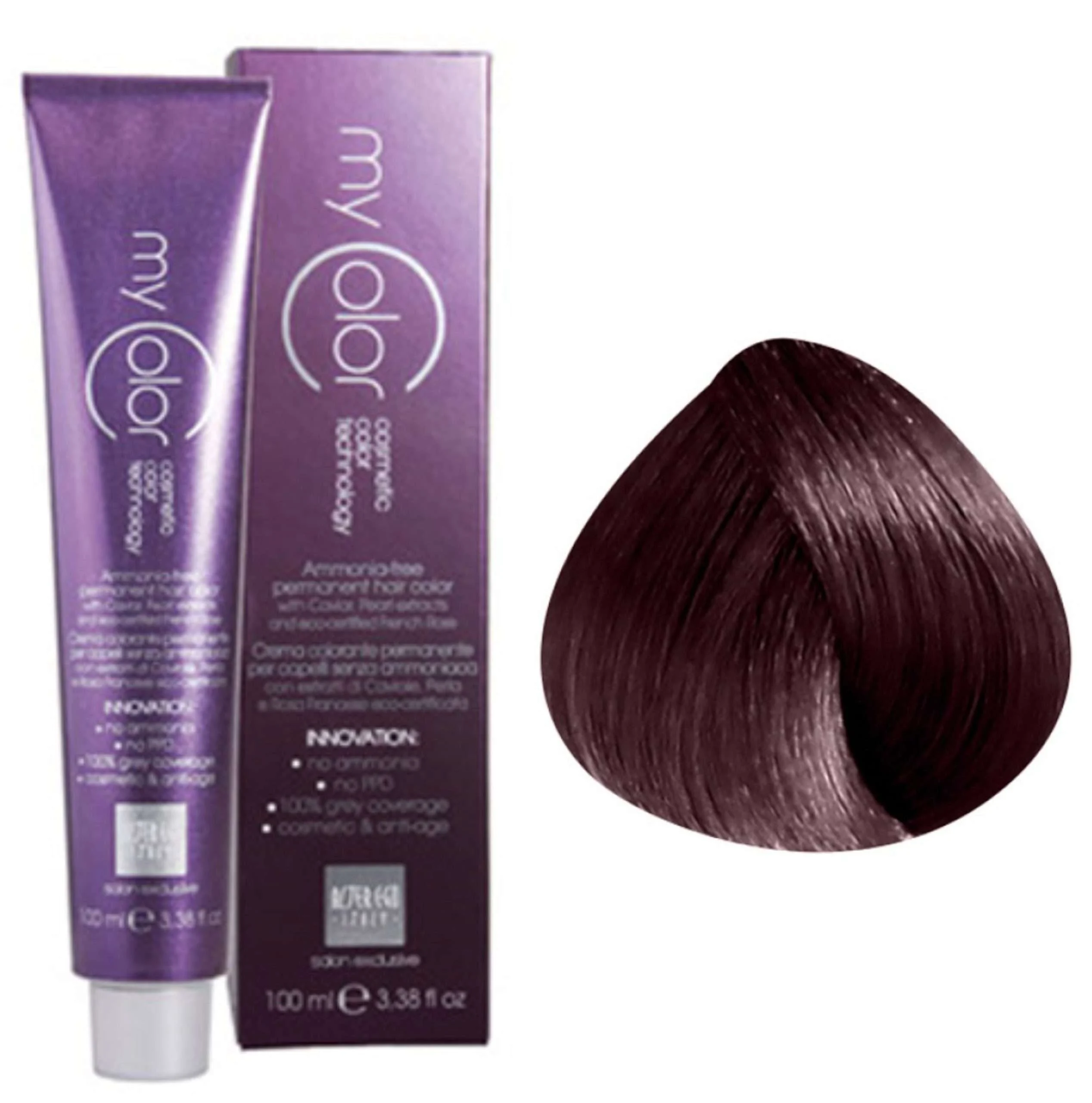 MY COLOR COLORE SENZA AMMONIACA 100 ML. 4/2 CASTANO VIOLA