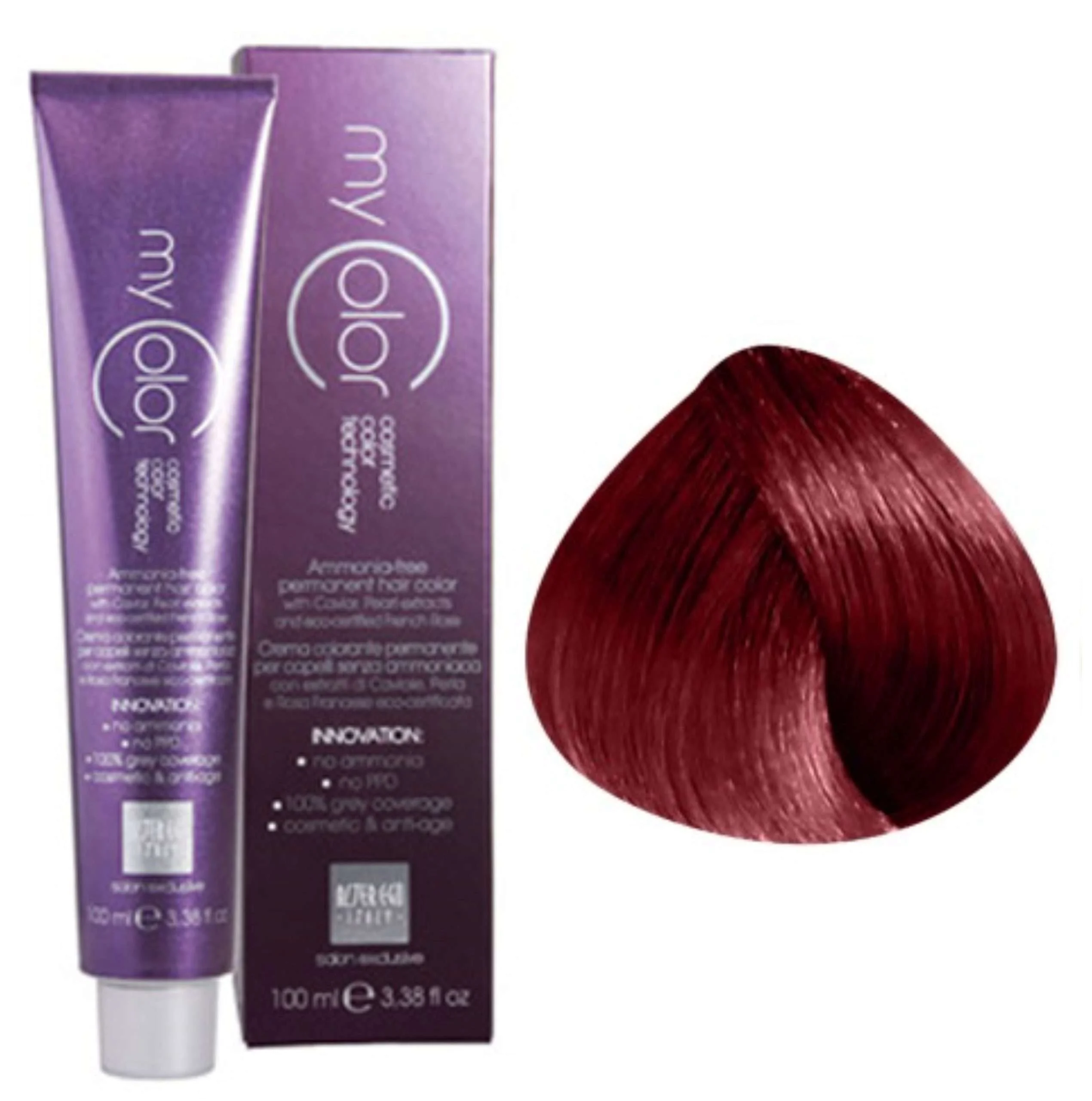 MY COLOR COLORE SENZA AMMONIACA 100 ML. 5/6 CASTANO CHIARO ROSSO