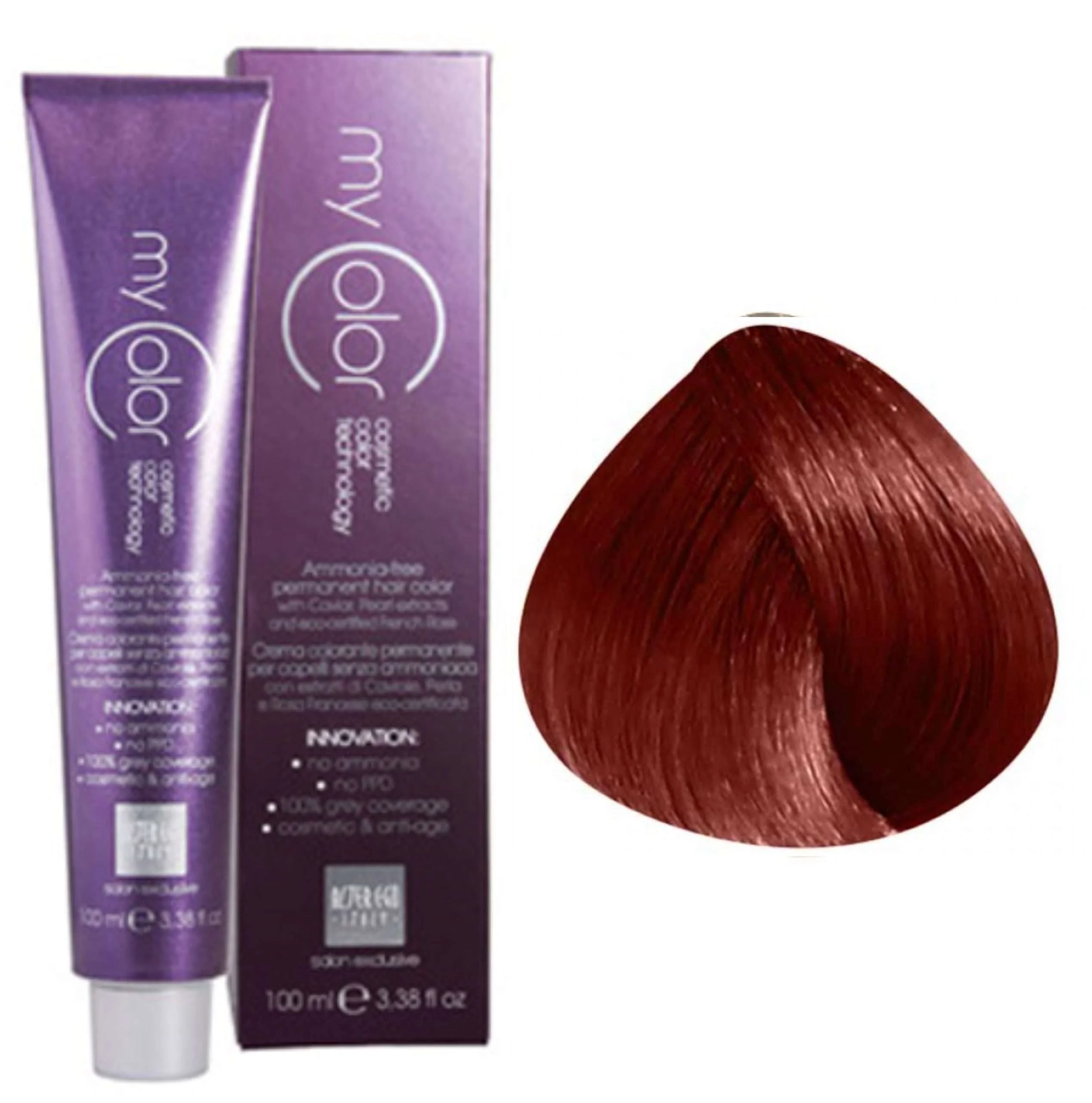 MY COLOR COLORE SENZA AMMONIACA 100 ML. 6/666 BIONDO SCURO ROSSO EXTRA INTENSO