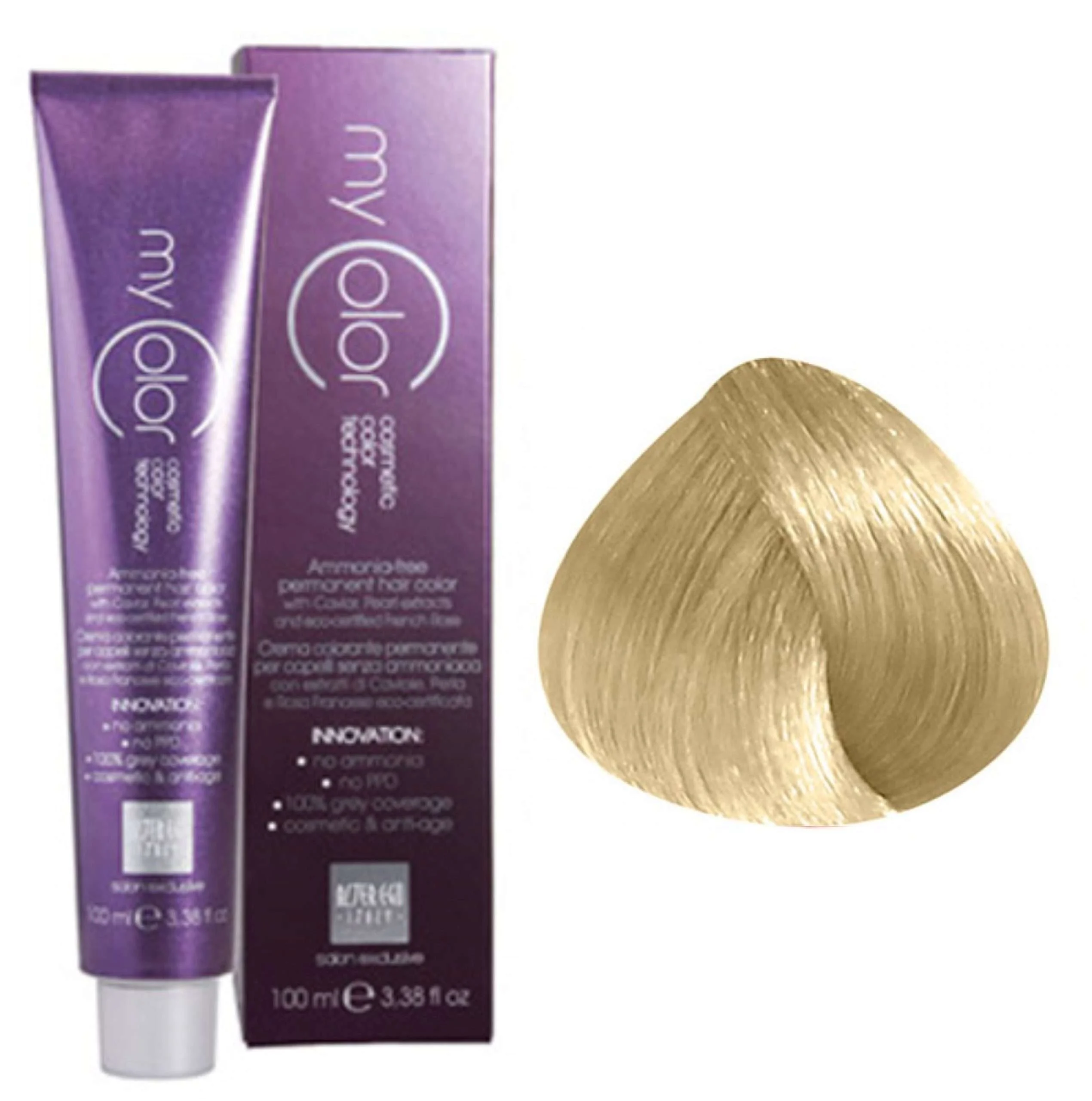 MY COLOR COLORE SENZA AMMONIACA 100 ML. 12/0 SUPERSCHIARENTE NATURALE