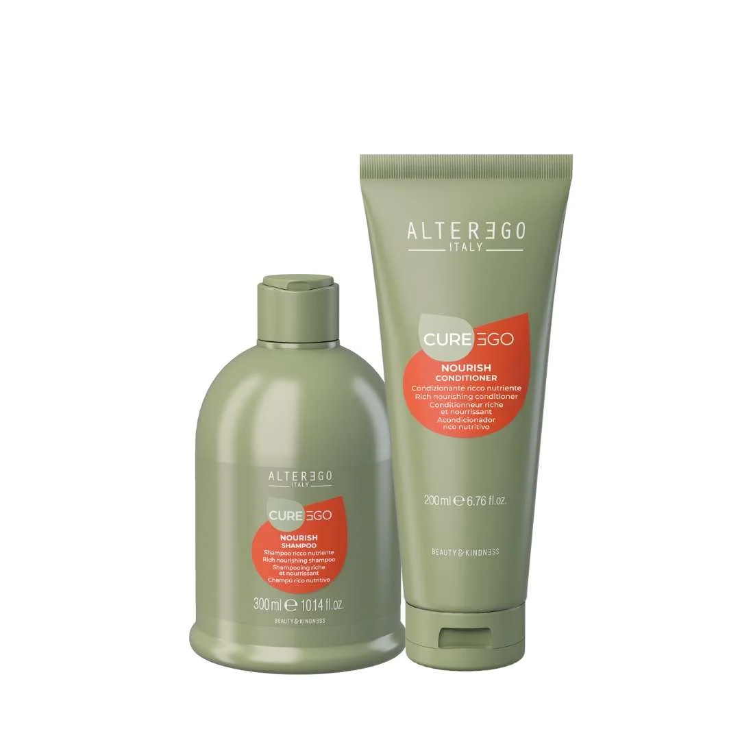 EGOLINE CUREEGO NOURISH SHAMPOO 300 ML + NOURISH CONDITIONER 200 ML