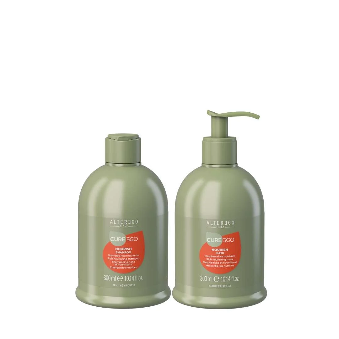 EGOLINE CUREEGO NOURISH SHAMPOO 300 ML + NOURISH MASK 300 ML