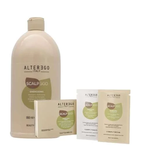 TRATTAMENTO ANTICADUTA INTENSIVO EGOLINE SCALPEGO – SHAMPOO + PATCH PER STIMOLARE CRESCITA E FORZA