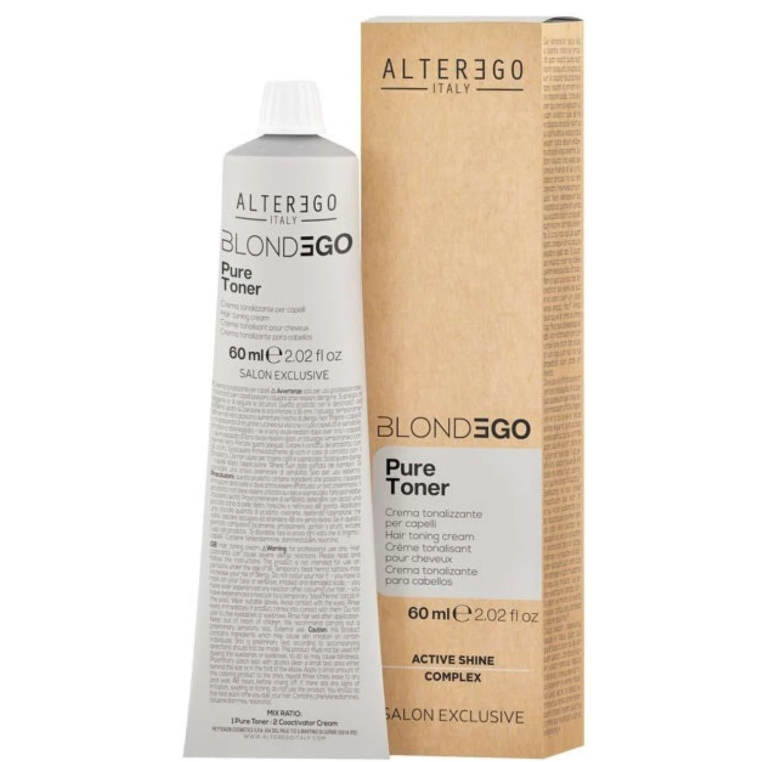 BLONDEGO PURE TONER PLATINUM 60 ML.