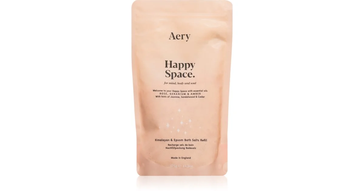 Aery Aromatherapy Happy Space sale da bagno 375 g
