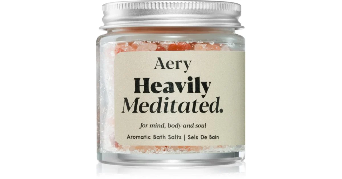 Aery Aromatherapy Heavily Meditated sale da bagno 120 g
