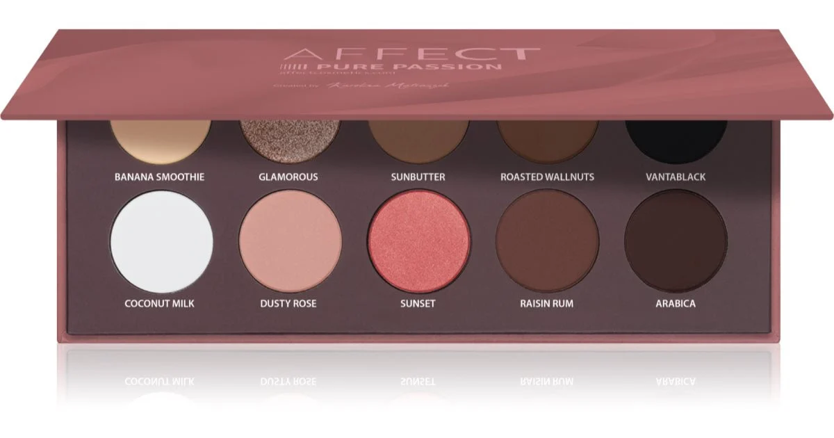 Affect Pressed Palette di ombretti colore Pure Passion 10x2 g