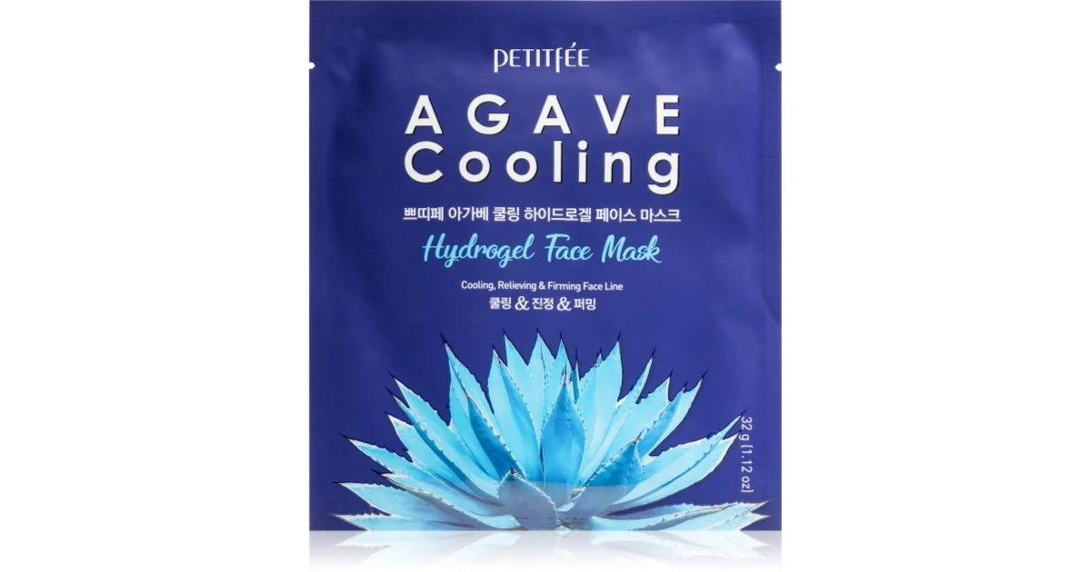 Petitfée Agave Cooling maschera idrogel intensiva per lenire la pelle 32 g