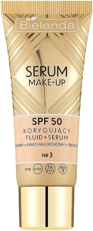 Bielenda Make Up Correcting Fluid & Serum SPF 50