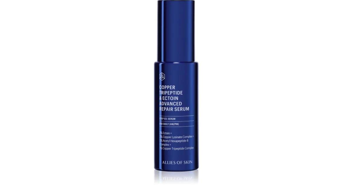 Alleati di Skin Copper Tripeptide & Ectoid siero ringiovanente intenso con peptidi 30 ml