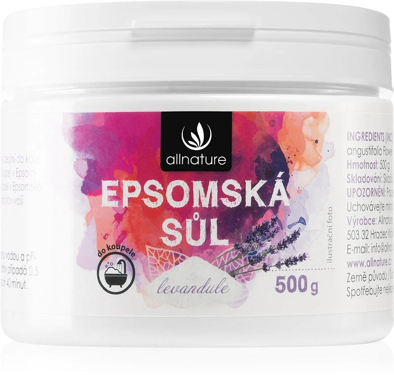 Allnature Epsom salt Lavender sale da bagno 500 g