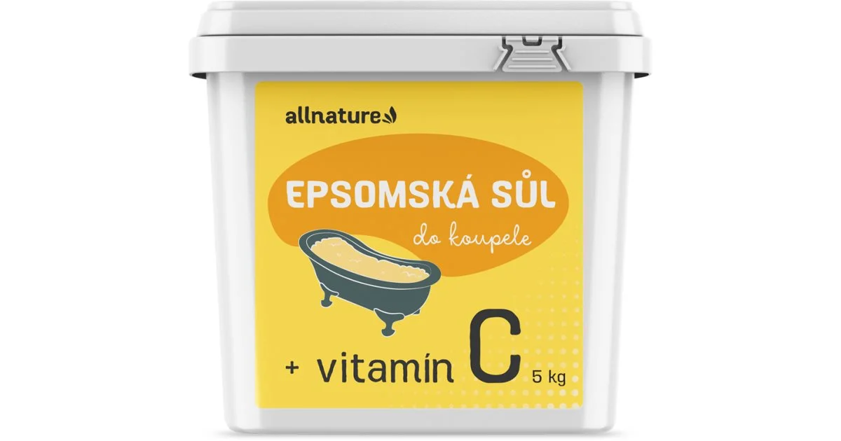 Sale Epsom allnature +. C sale da bagno con vitamina C 5000 g