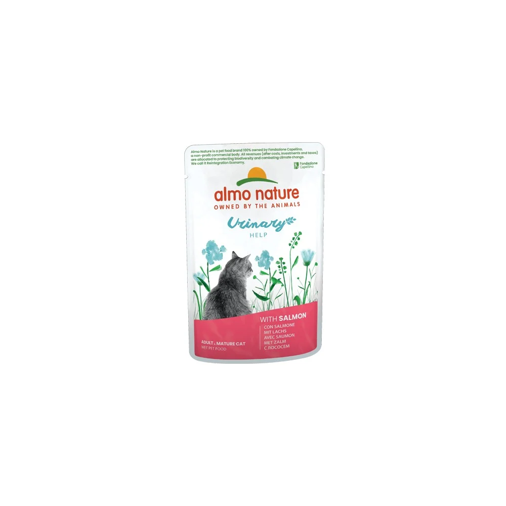 Almo Nature Almo Hs Gatto Urin Salmone 70G