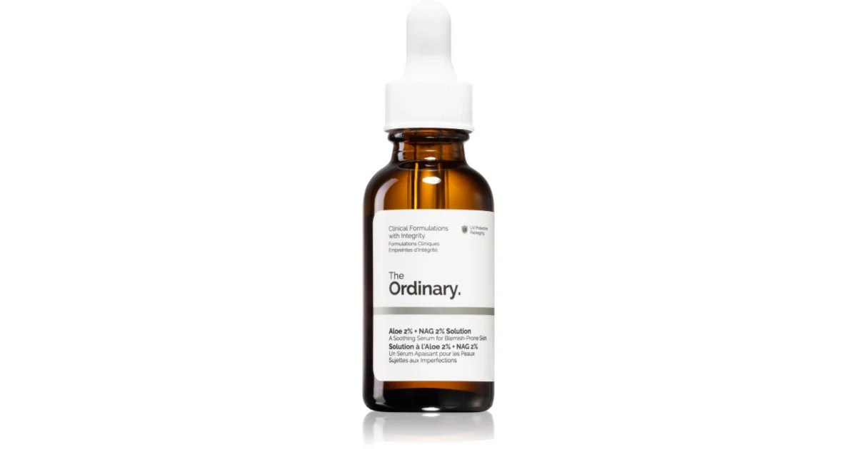 The Ordinary Aloe 2% + NAG 2% Solution siero lenitivo anti-acne 30 ml