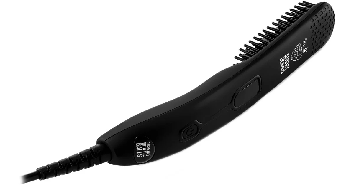 Angry Beards Beard Straightener piastra a vapore per la barba 1 pz