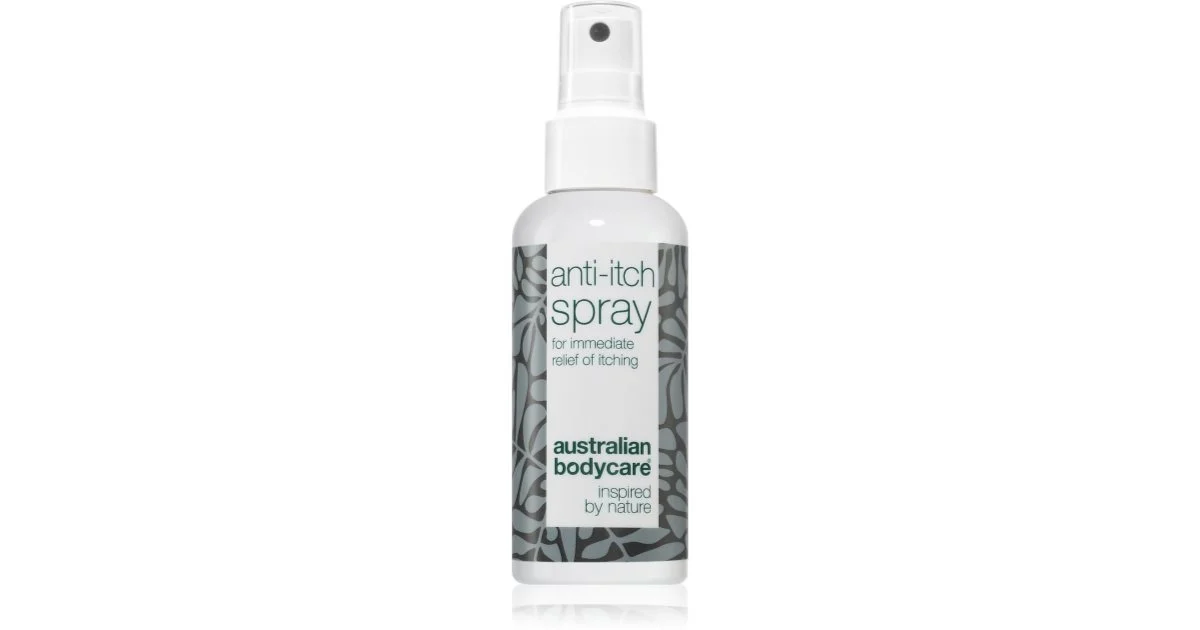 Australian Bodycare Anti-Itch Spray Per Sollievo Immediato Contro Prurito E Irritazione 100 ml