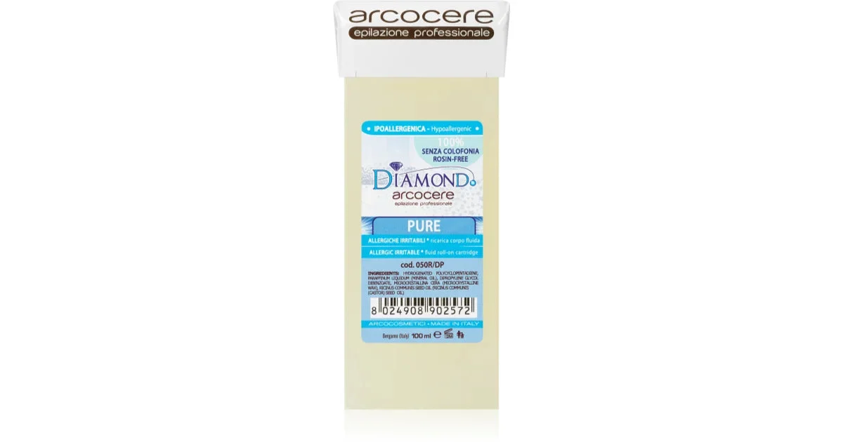 Cera Epilatoria Cera Professionale Cera Pura (Cartuccia Roll-On) 100 ml