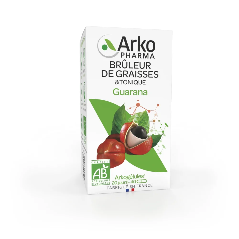 ArkoPharma ArkoGélules - Guarana - Brucia Grassi & Tonico - BIO 40 Capsule