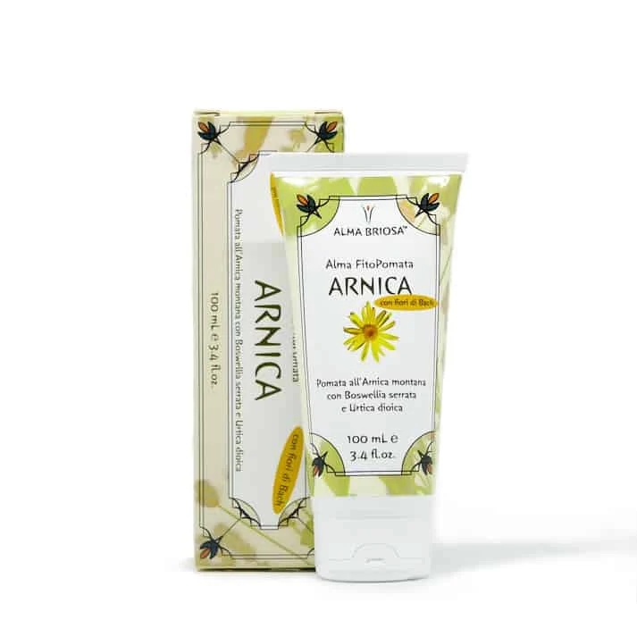 ALMA BRIOSA Fitopomata Arnica con Boswellia e Ortica – Pomata per i Traumi