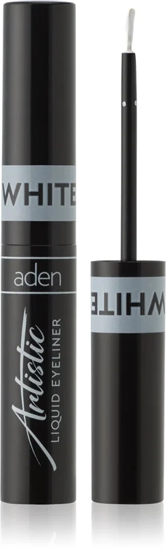 Aden Cosmetics Artistic Eyeliner Liquidi Colore 02 White 3,5 Ml