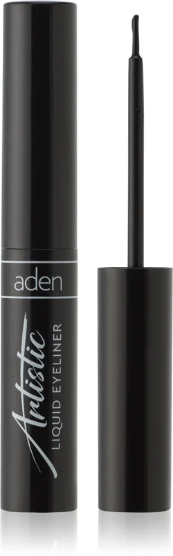 Aden Cosmetics Artistic Eyeliner Liquidi Colore 01 Black 3,5 Ml