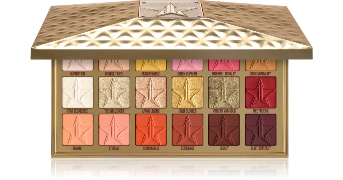 Jeffree Star Cosmetics Artisty Palette Gold Blooded palette di ombretti 18× 1,5 g