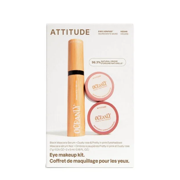Attitude Set regalo kit trucco occhi rosa Oceanly