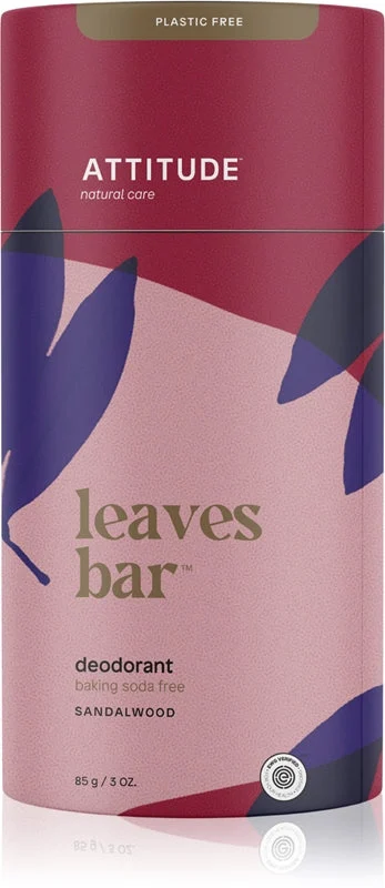 Attitude Leaves deodorante solido senza sali di alluminio Sandalo 85 g