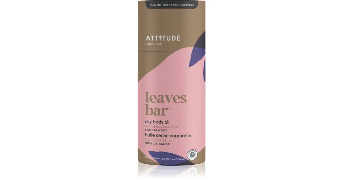 Attitude Leaves olio solido corpo Sandalo 85 g