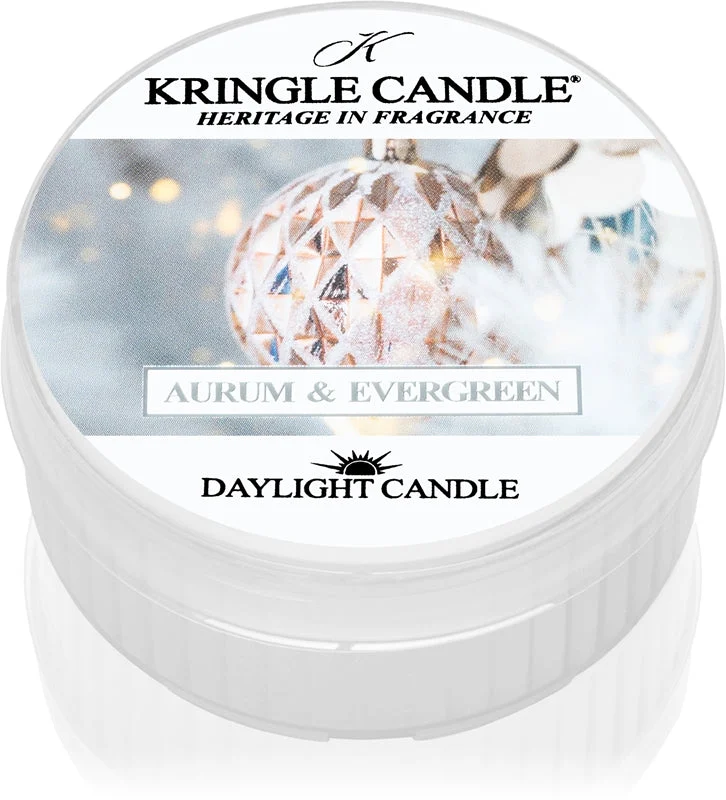 Kringle Candle Aurum & Evergreen candela scaldavivande 42 g